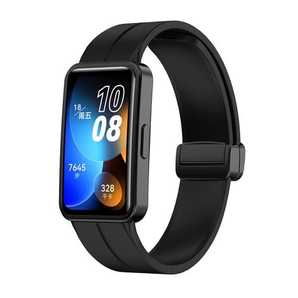 INF Silikonreim til Huawei Band 8 & 9 - Sort