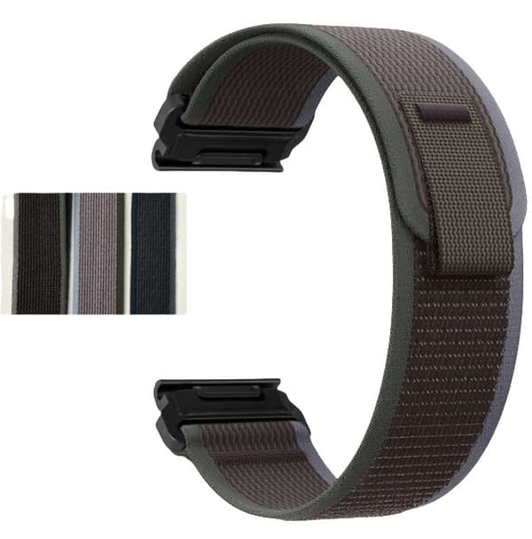 INF Hurtigutløser nylon klokkereim for Garmin Fenix 8/7X Pro/6X5X965