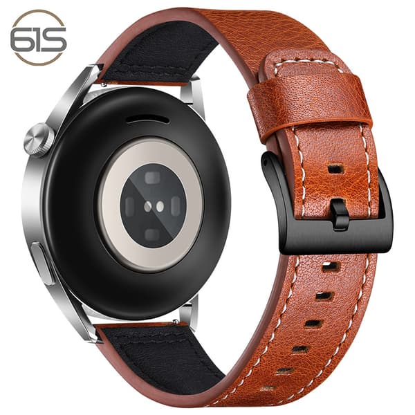 INF 22mm ægte læderrem til Samsung Galaxy Watch 4