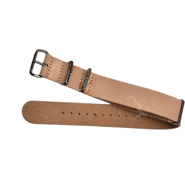 INF NATO-klockarmband i äkta läder för män
