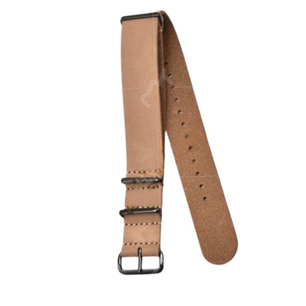 INF NATO-klockarmband i äkta läder för män