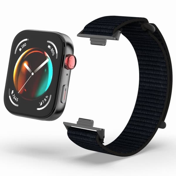 INF 20 mm nylonreim for Huawei Watch Fit 3 Sort