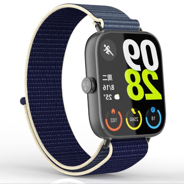 INF Redmi Watch 5/4 -punottu nailonranneke