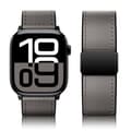 Miniatyrbild 3 av 4: INF Premium läder Apple Watch-armband med magnetiskt spänne