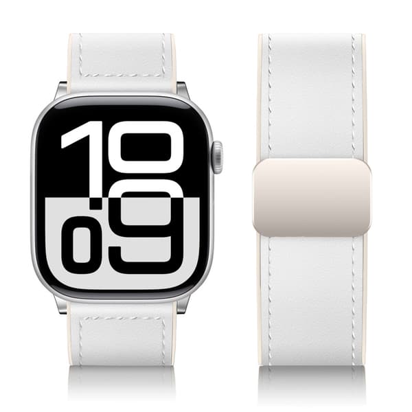 INF Apple Watch-reim i premiumlær med magnetisk spenne