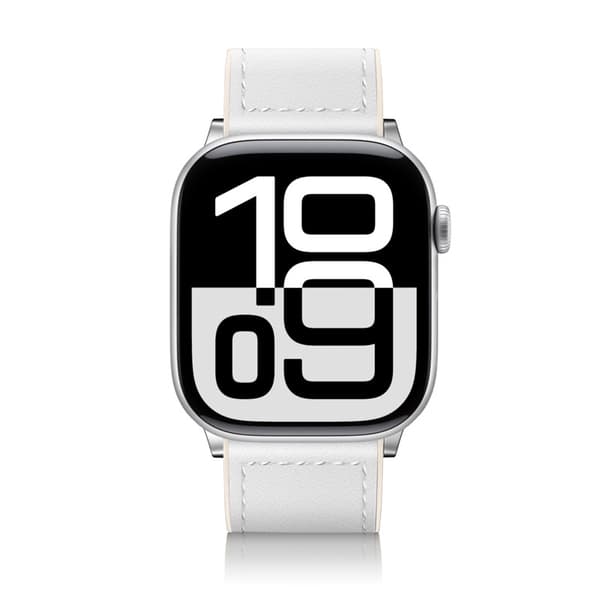 INF Apple Watch-reim i premiumlær med magnetisk spenne