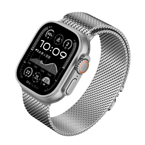 Graphite Milanese Loop-reim for Apple Watch