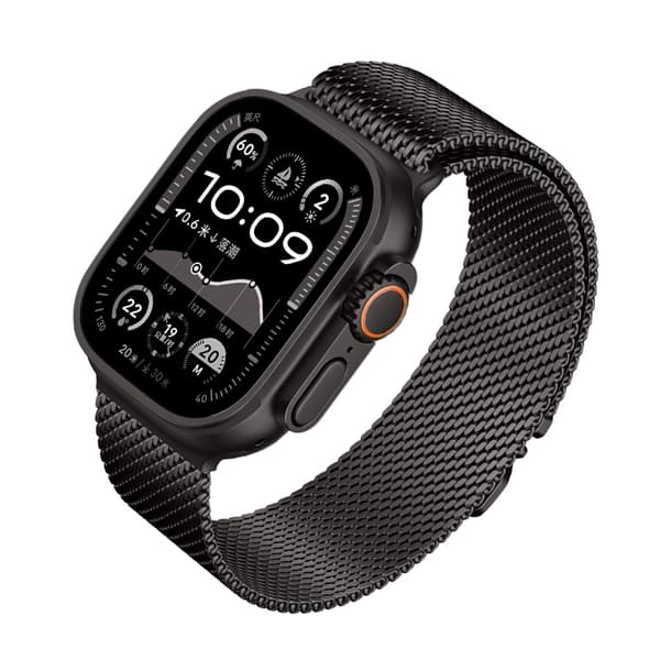INF Grafit Milanese Loop-rem til Apple Watch