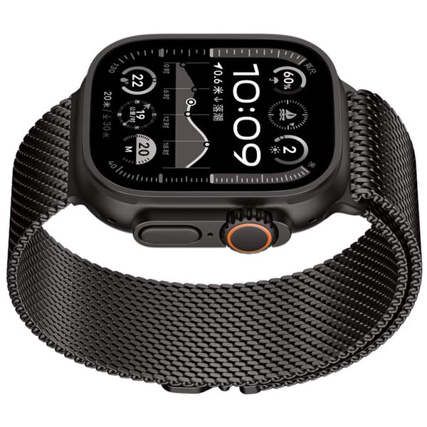 INF Grafit Milanese Loop-rem til Apple Watch