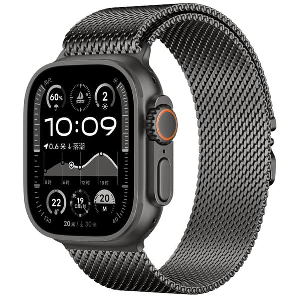INF Graphite Milanese Loop-reim for Apple Watch