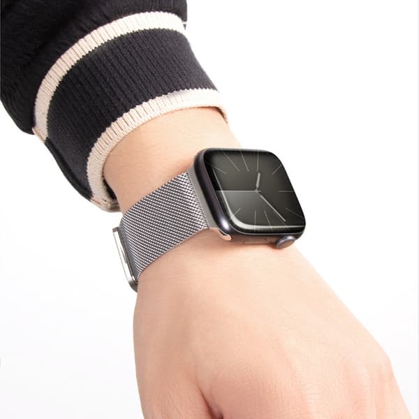 INF Milanese urrem i grafitfarvet rustfrit stål til Apple Watch