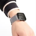 Miniatyrbillede 2 af 4: INF Milanese urrem i grafitfarvet rustfrit stål til Apple Watch
