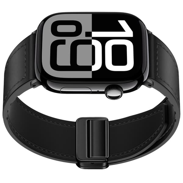 INF Armband i äkta läder med magnetlås för Apple Watch Series 8/9/Ultra 2