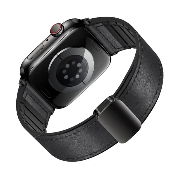 INF Vintage lærreim til Apple Watch