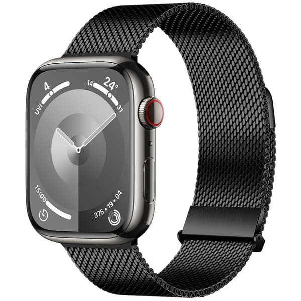 INF Grafit Milanese Loop-rem til Apple Watch