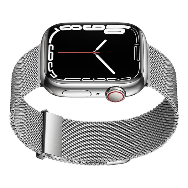 INF Grafiitinharmaa Milanese Loop -ranneke Apple Watchille