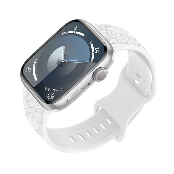 INF 3D-ros silikonband för Apple Watch