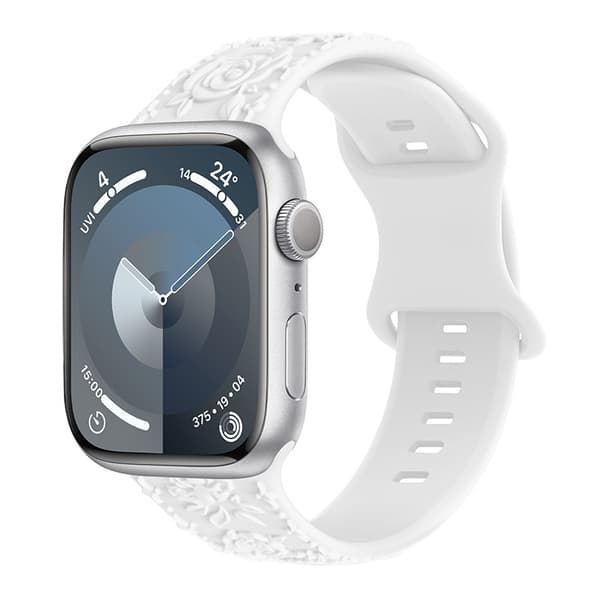 INF 3D-ros silikonband för Apple Watch