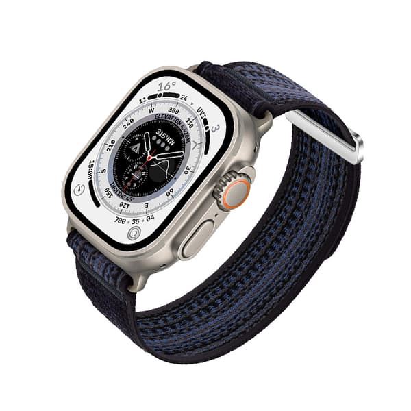 INF Flettet nylon sportsrem til Apple Watch