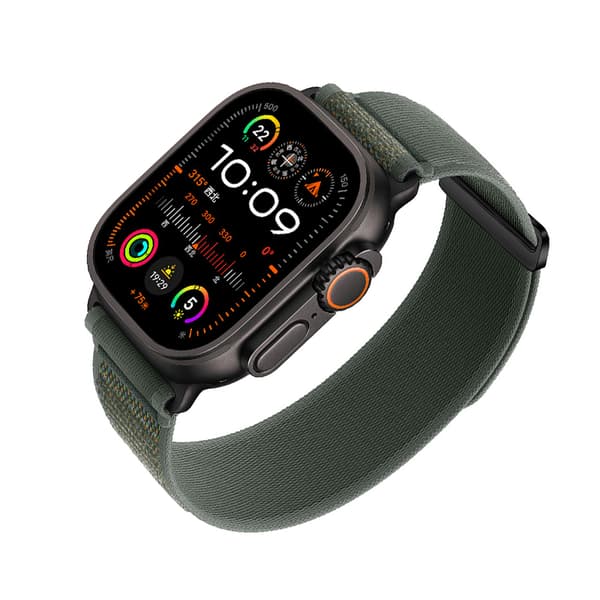 INF Nylon klokkerem kompatibel med Apple Watch - Pustende Sport Loop-remmer for iWatch Series 8/7/6/5/4/3/2/1/SE/Ultra