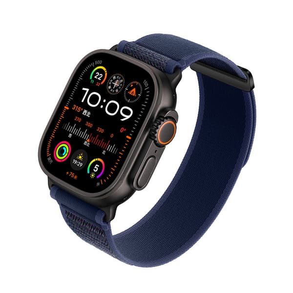 INF Nylon klokkerem kompatibel med Apple Watch - Pustende Sport Loop-remmer for iWatch Series 8/7/6/5/4/3/2/1/SE/Ultra