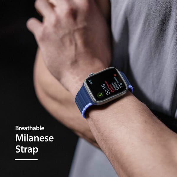 Armbands Apple Watch för Apple Watch 1/2/3/3/4/4/5/5/6/6/7/8/7/8/9/10/10/SE/SE 2 (38/40/41/42 mm) - Serie Dux Ducis LD - Grön