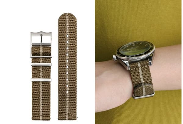 INF NATO-nailoninen Jacquard-kellonhihna