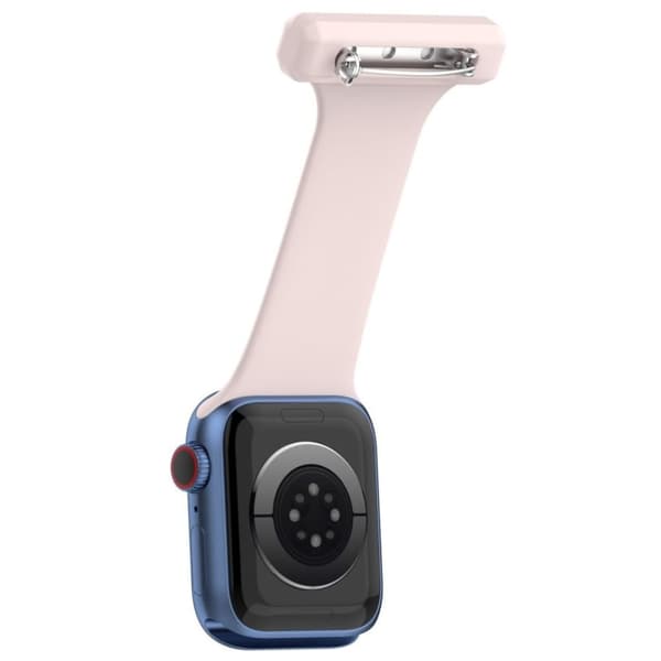 Apple Watch Ultra/Ultra 2 49mm, 9/8 45mm m.fl Klockarmband för sjuksköterskor - Ljusrosa