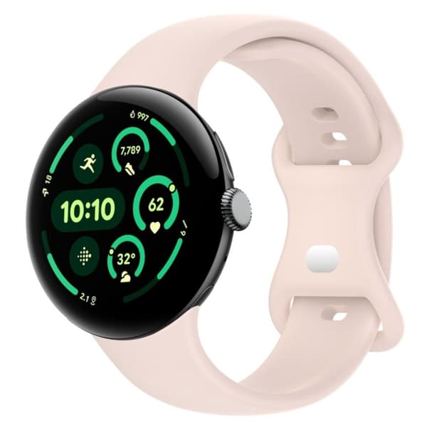 Google Pixel Watch 3 45mm Klockarmband i silikon - Rosa