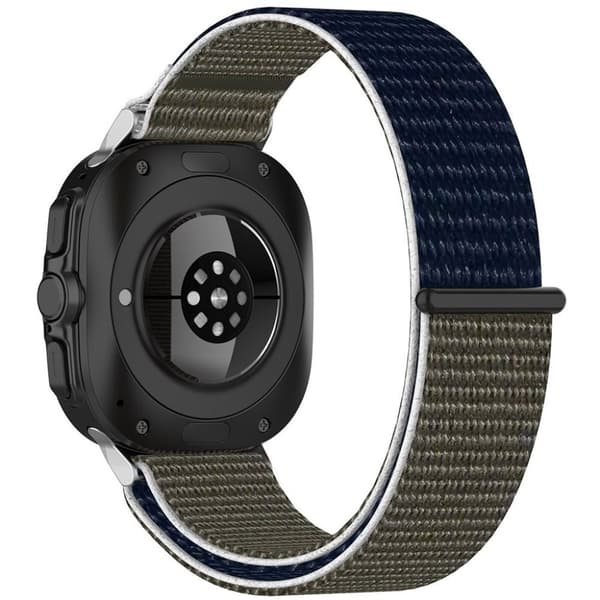 Samsung Galaxy Watch Ultra 47mm Nylon Armband - Gråblå