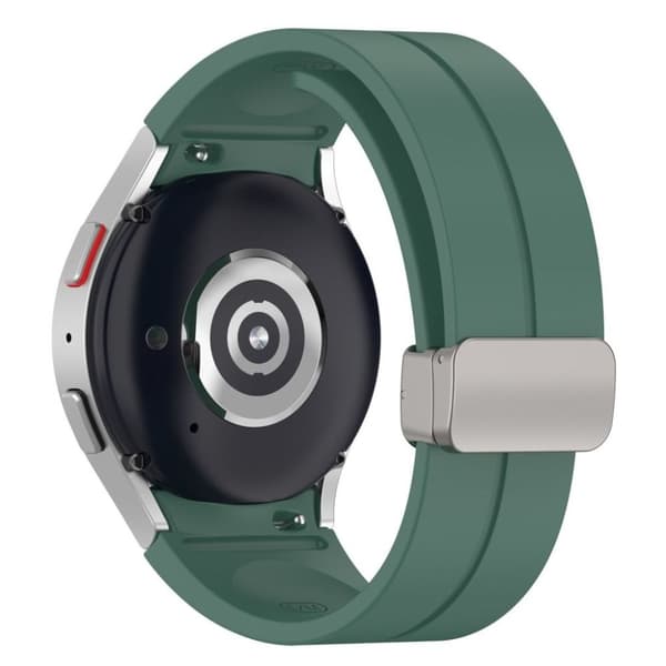 Samsung Galaxy Watch7 40mm Armband i Silikon - Mörkgrön