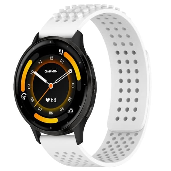 Garmin Venu 3 Tvåfärgat klockarmband i silikon - Vit