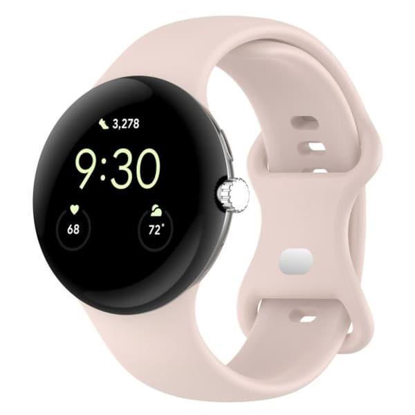 Google Pixel Watch 3 45mm Klockarmband i silikon - Rosa