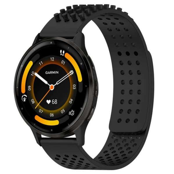 Garmin Venu 3 Tvåfärgat klockarmband i silikon - Svart