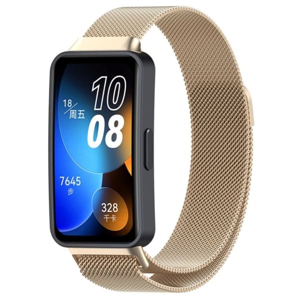 Huawei Band 8 Milanese Klockarmband - Guld