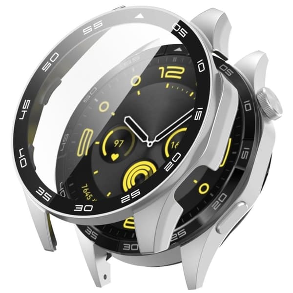 Huawei Watch GT 4 46mm skal med skärmskydd - Silver