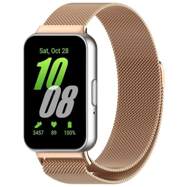 Samsung Galaxy Fit3 Milanese Klockarmband - Roséguld