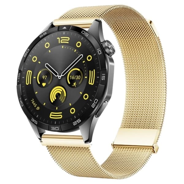 Huawei Watch GT 4 46mm Milanese Klockarmband - Guld