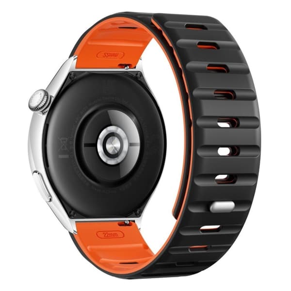 Huawei Watch GT 5 Pro 46mm Klockarmband 22mm - Svart/Orange