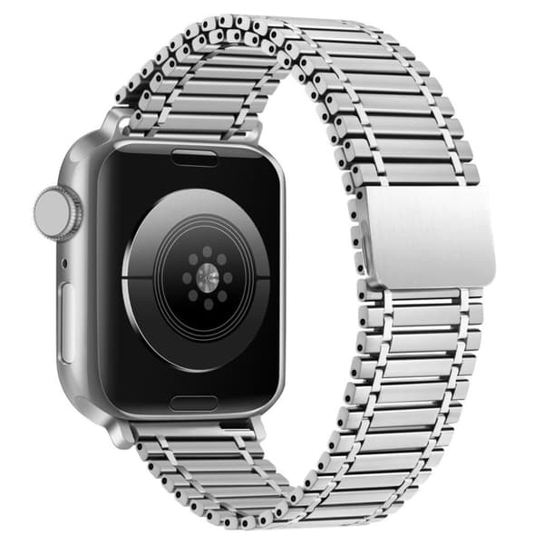 Apple Watch 10 42mm, 9/8/7 41mm, SE/6/5/4 40mm, 1/2/3 38mm Klockarmband - Silver
