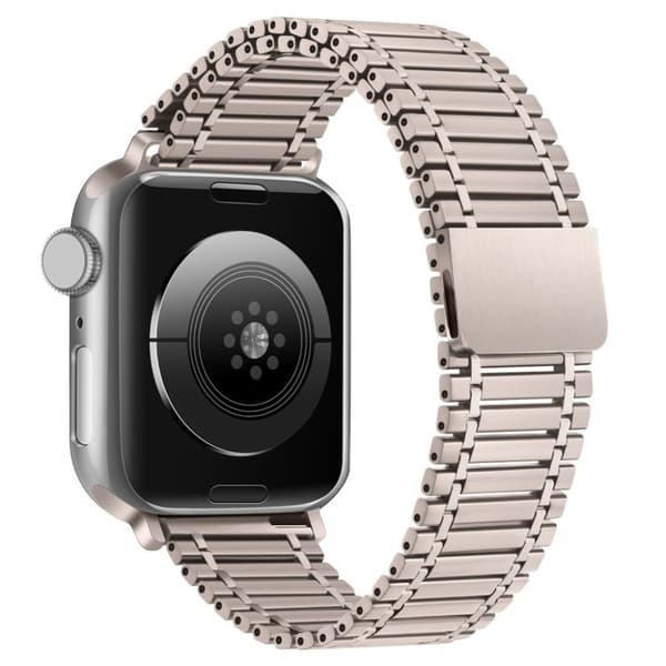 Apple Watch 10 42mm, 9/8/7 41mm, SE/6/5/4 40mm, 1/2/3 38mm Klockarmband - Beige