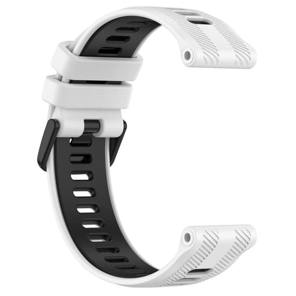 INF Hvit og svart silikonreim for Garmin Forerunner 965