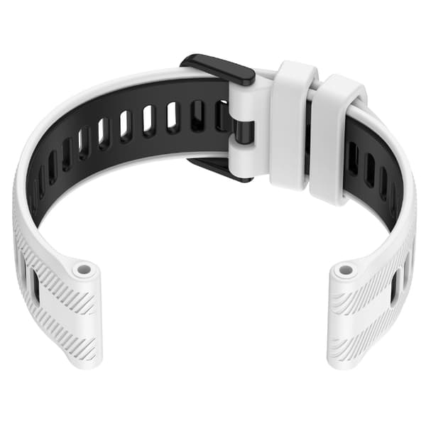 INF Hvit og svart silikonreim for Garmin Forerunner 965