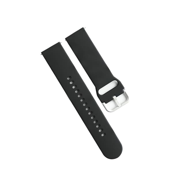 Musta silikoninen ranneke Fitbit Versa 2/Lite -älykellolle