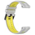Miniatyrbilde 1 av 4: INF Grå gul silikonreim for Garmin Forerunner 965