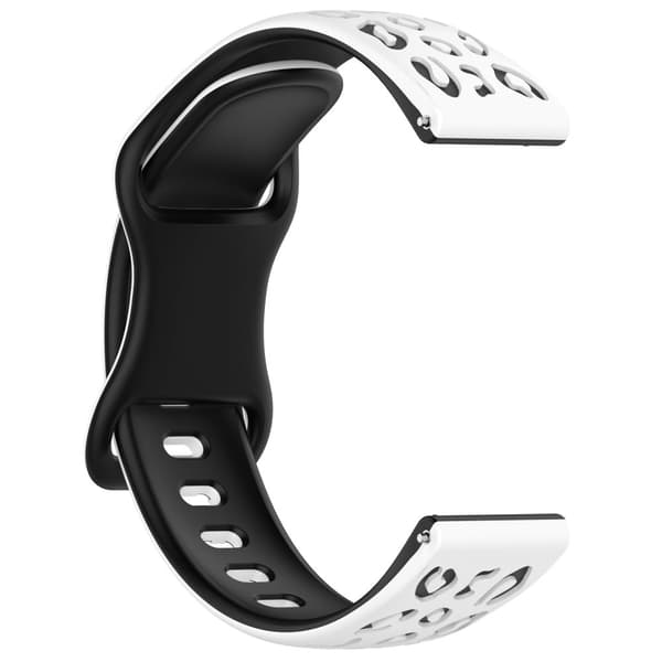 INF Tvåfärgat silikonarmband för Huawei GT4/5, Samsung, Garmin