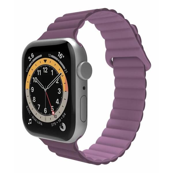 Klockarmband - CELLY - WBANDMAGVLLV - Silikon - Lila - Kompatibel Apple Watch 42/44/45 mm
