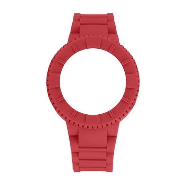 Siliconarmband - WATX &amp; COLORS - COWA1002 - Röd - Storlek M - Kompatibel 43 mm