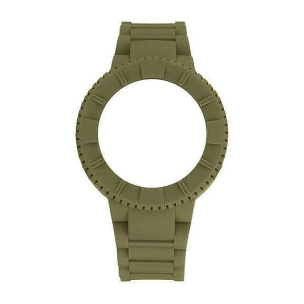 Armband - WATX & COLORS - COWA1052 - Silikon - Militärgrön - Kompatibel med maskin M
