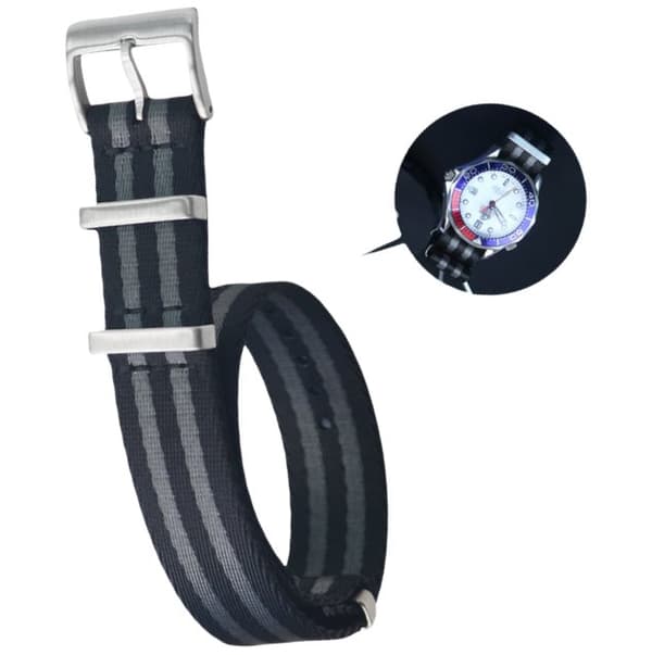 INF Nylon-klokkebånd for Omega Seamaster, Speedmaster, Planet Ocean